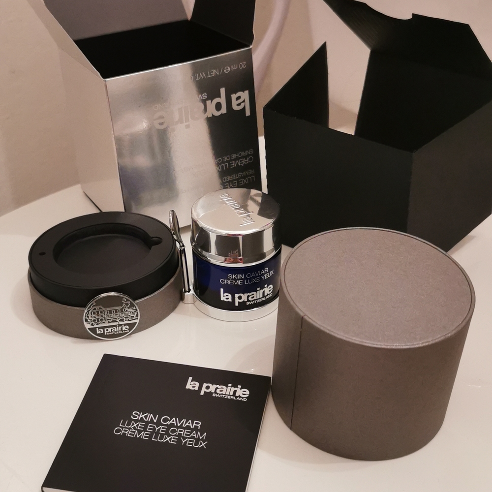 *EMPTY*La Prairie Anti-Aging Eye Cream 0.68Oz (Empty Bottle + Box) 20ml